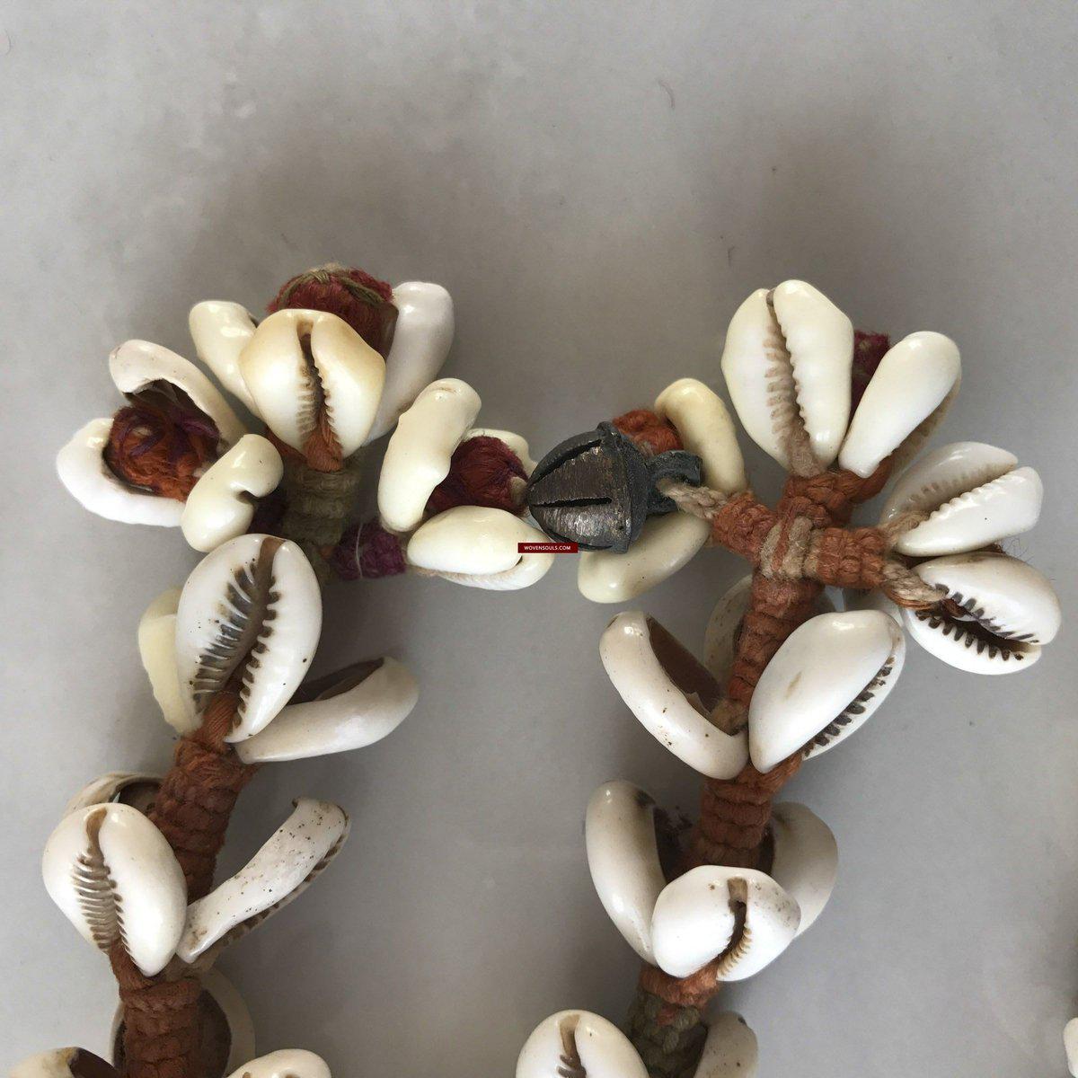 1081 Vintage Banjara Textile - Animal Bullock Horn Cover-WOVENSOULS-Antique-Vintage-Textiles-Art-Decor