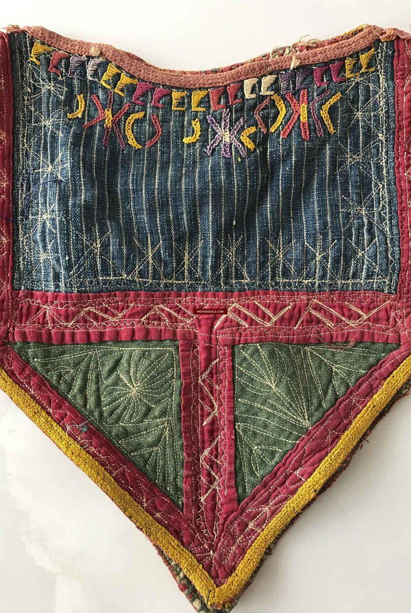 1083 Antique Child's Vest Karakalpak / Turkmen Costume - SOLD-WOVENSOULS-Antique-Vintage-Textiles-Art-Decor