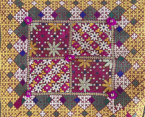 1085 Museum Quality Old Sindh Pillow Case - B-WOVENSOULS-Antique-Vintage-Textiles-Art-Decor