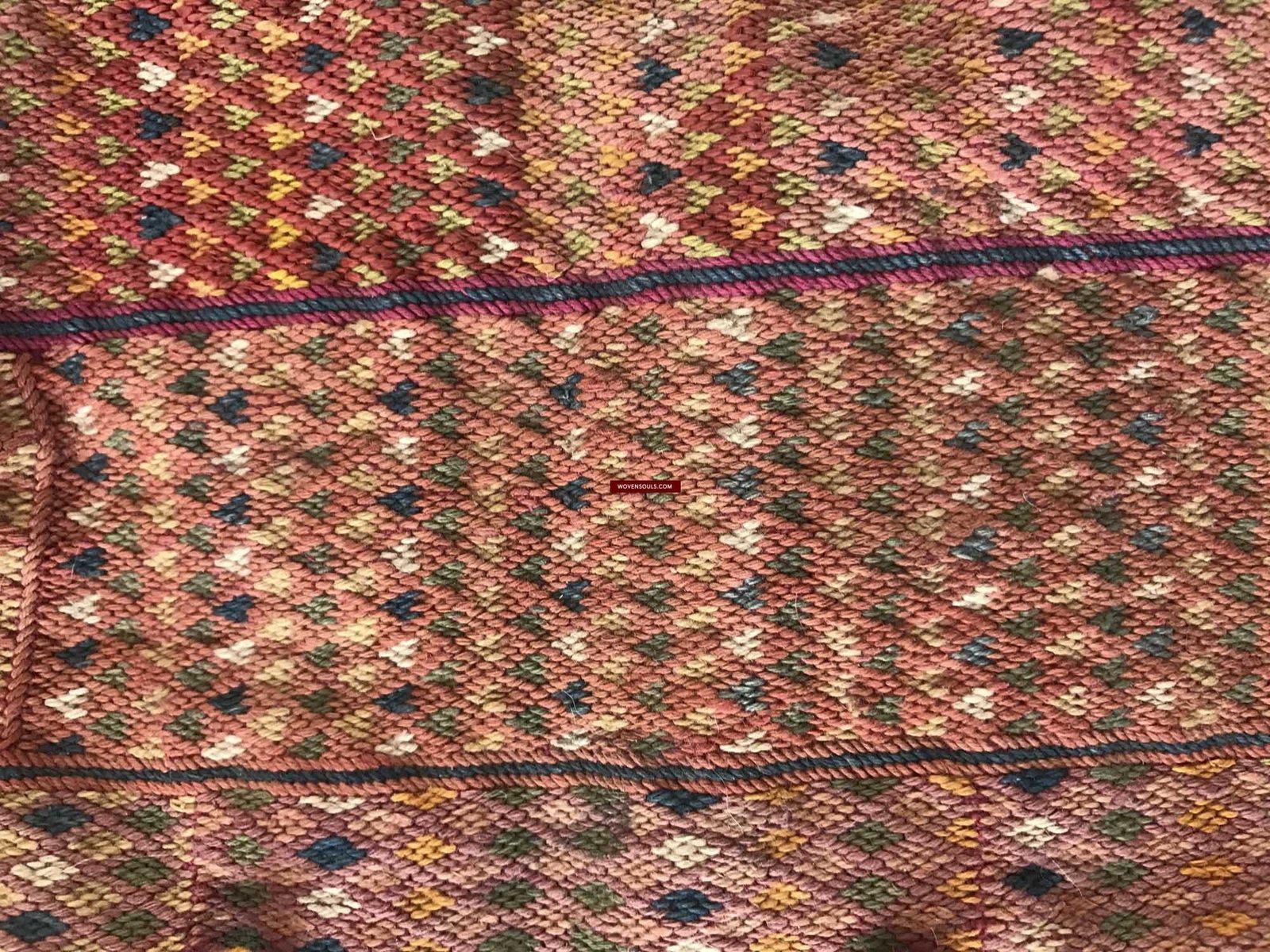 1086 Vintage Banjara Textile - ANimal Bullock Horn Cover - B-WOVENSOULS-Antique-Vintage-Textiles-Art-Decor