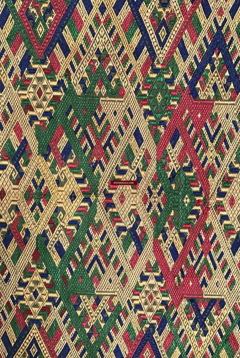 1094 Tessitura cerimoniale di seta superfineArte tessile dal Laos-WOVENSOULS-Arredamento artistico-tessile-vintage-antico