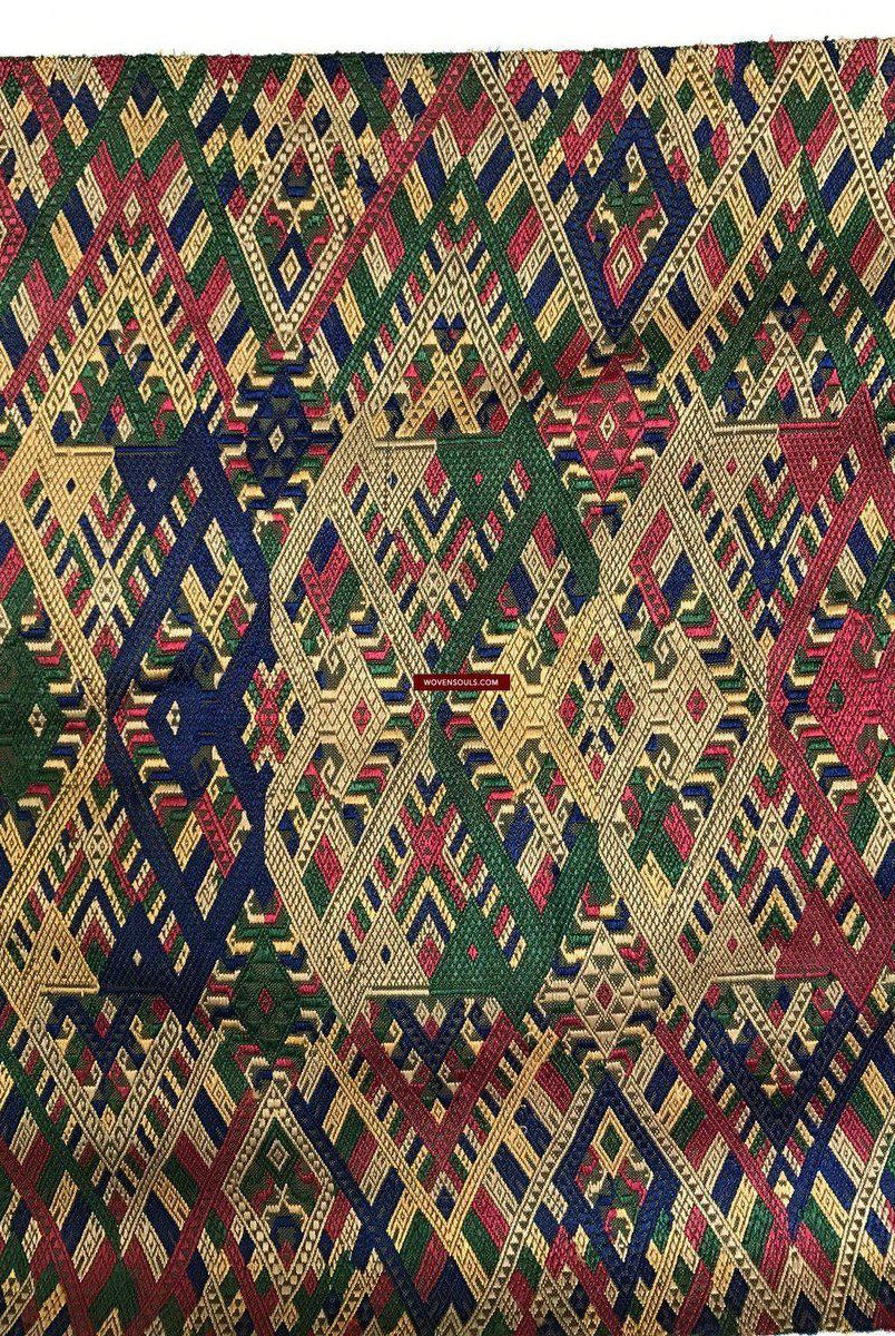 1094 Tessitura cerimoniale di seta superfineArte tessile dal Laos-WOVENSOULS-Arredamento artistico-tessile-vintage-antico