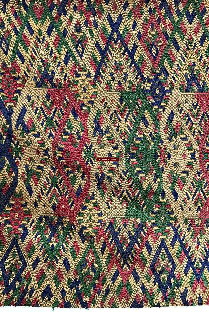 1094 Tessitura cerimoniale di seta superfineArte tessile dal Laos-WOVENSOULS-Arredamento artistico-tessile-vintage-antico