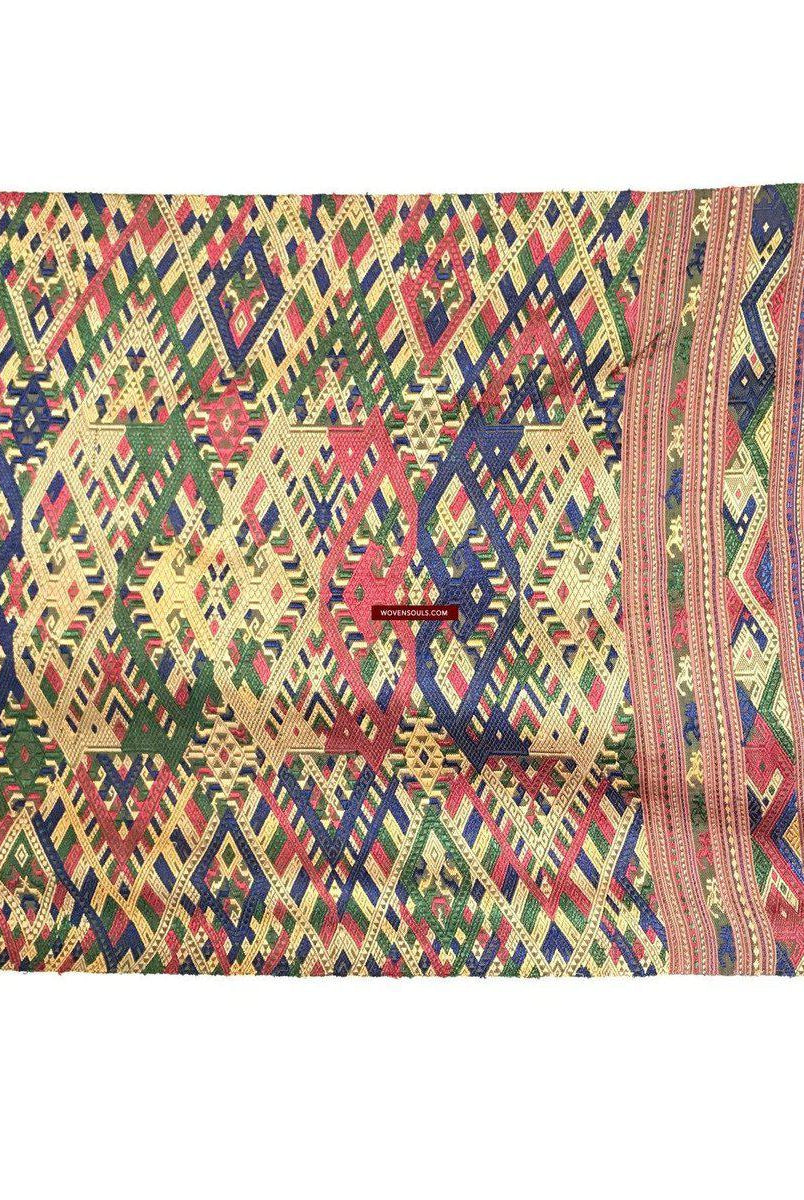 1094 Tessitura cerimoniale di seta superfineArte tessile dal Laos-WOVENSOULS-Arredamento artistico-tessile-vintage-antico
