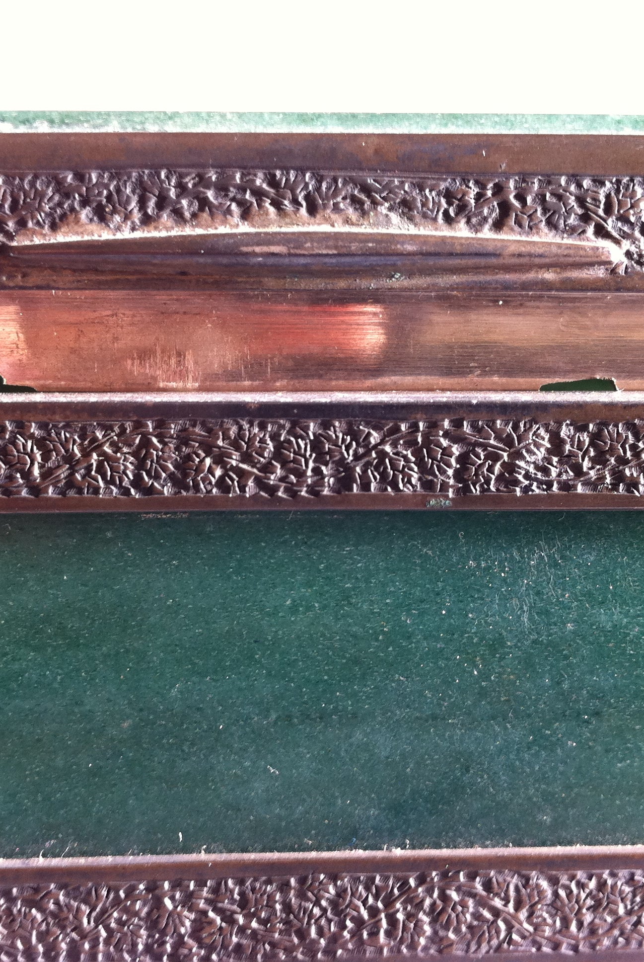 900 Old Parsi Zoroastrian Heirloom Box with Silver & Jade? Quartz?-WOVENSOULS Antique Textiles & Art Gallery