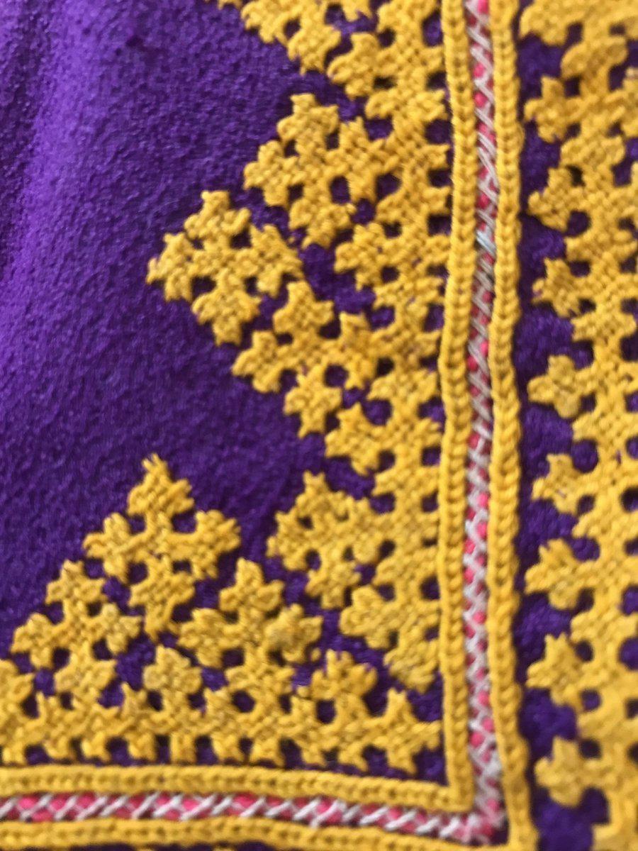 1103 SOLD Vintage Sindh Tunic Fragment with Superb Embroidery-WOVENSOULS-Antique-Vintage-Textiles-Art-Decor