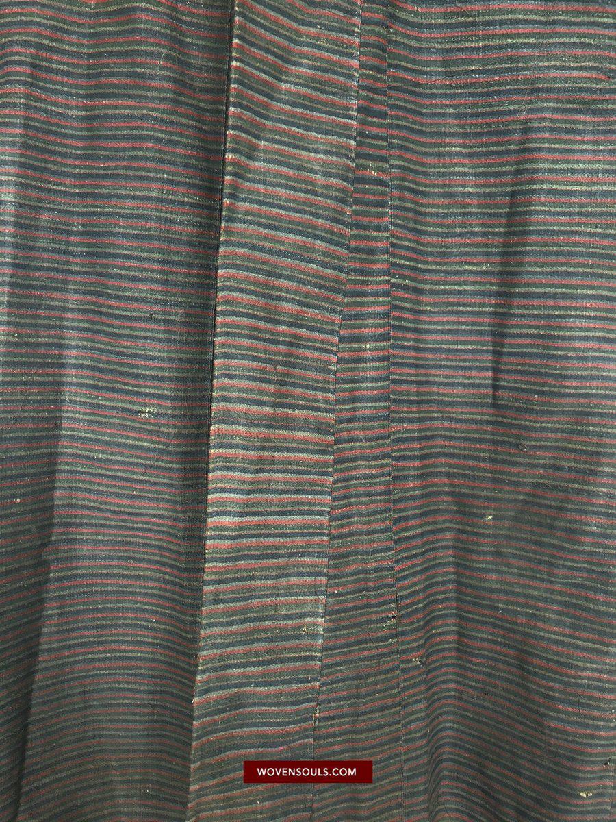 1164 Antique Tibetan Coat with superfine weave-WOVENSOULS-Antique-Vintage-Textiles-Art-Decor