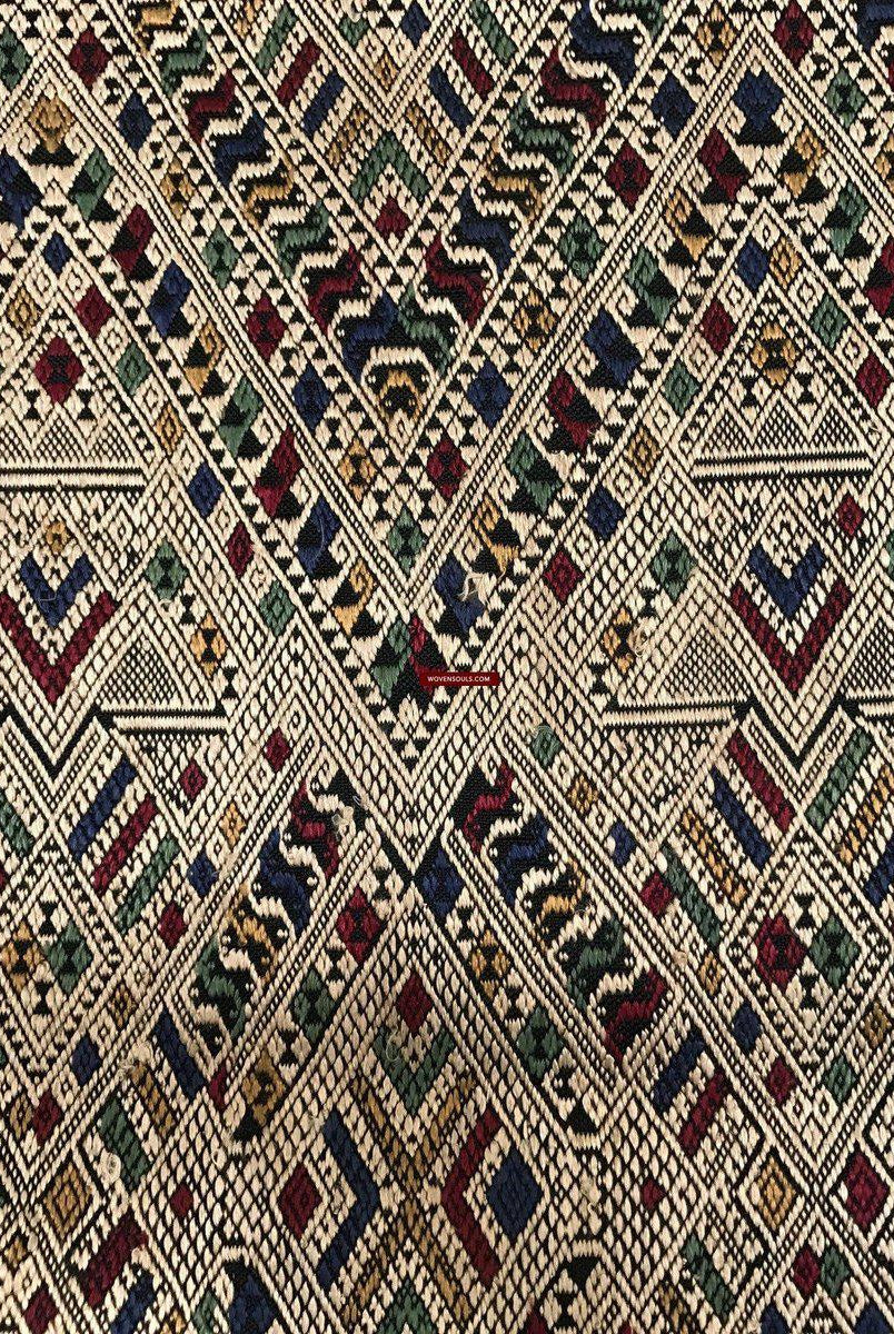 118 Arte tessile Tai Daeng in seta superfine dal Laos-WOVENSOULS-Arredamento artistico-tessile-vintage-antico