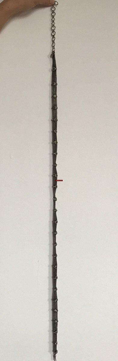 1213 Vintage Indian Silver Jewelry - Waist Belt - Kandoro-WOVENSOULS-Antique-Vintage-Textiles-Art-Decor