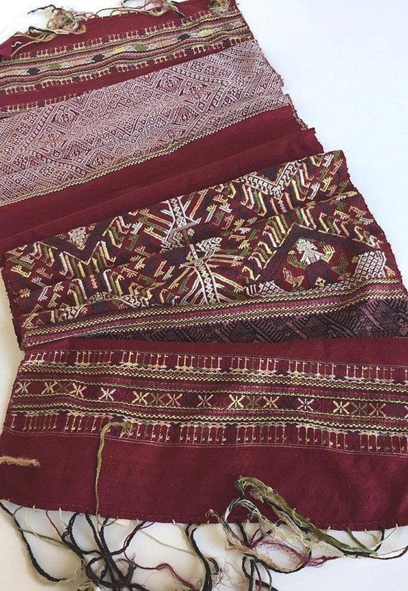 1218 Vintage Laos Silk Weaving - Stole-WOVENSOULS-Antique-Vintage-Textiles-Art-Decor