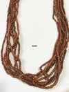 1224 - Antique Bonda Tribal Venetian Glass Bead Necklace - Odisha-WOVENSOULS-Antique-Vintage-Textiles-Art-Decor