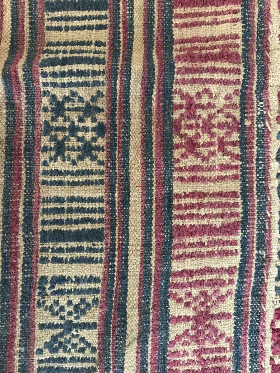 1229 Châle tissé à la main du Bhoutan de qualité musée antique-WOVENSOULS-Antique-Vintage-Textiles-Art-Décor