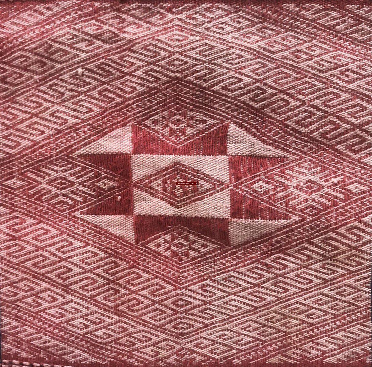 1275 Complete Vintage Hilltribe Woven Skirt from Vietnam-WOVENSOULS-Antique-Vintage-Textiles-Art-Decor