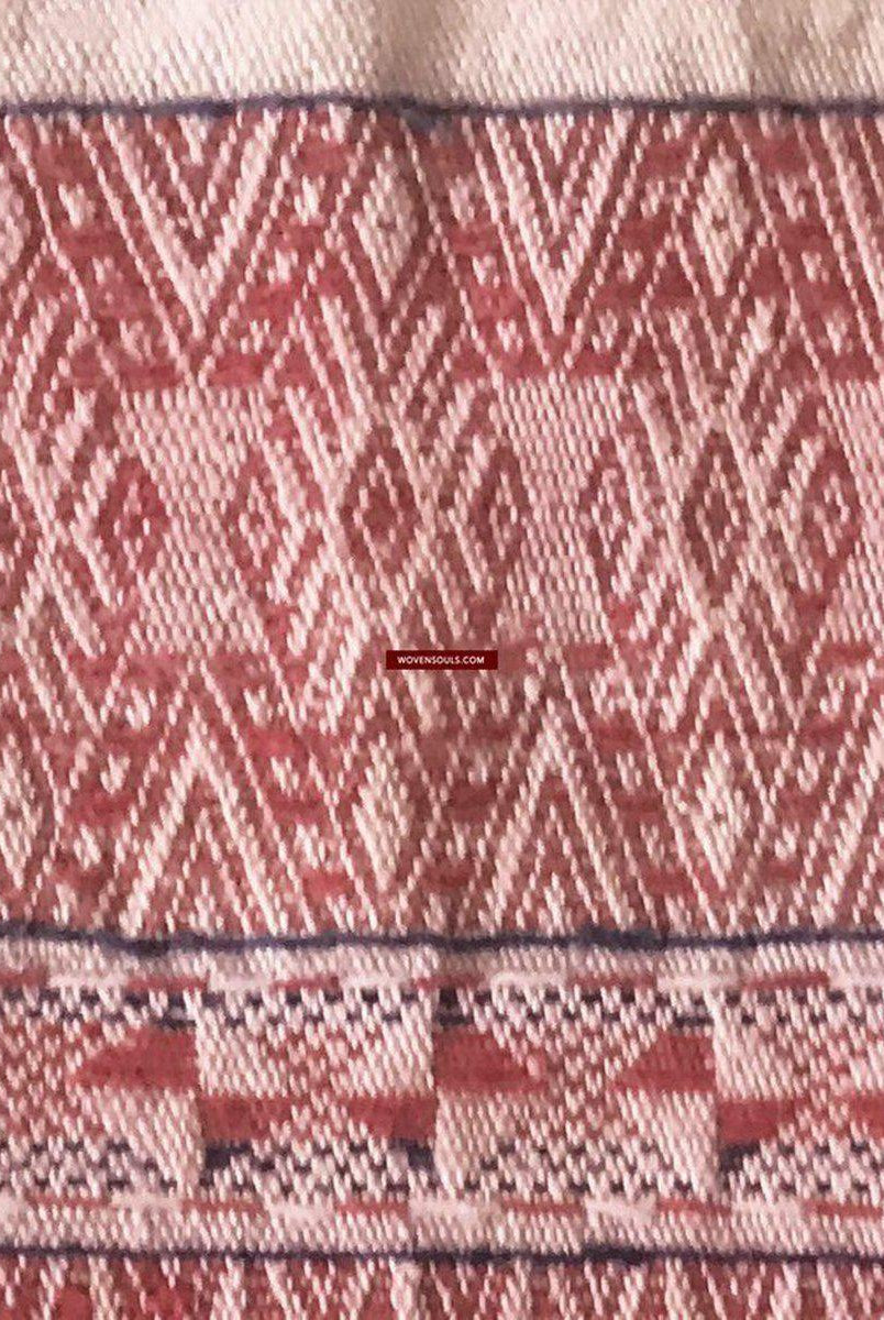 1275 Complete Vintage Hilltribe Woven Skirt from Vietnam-WOVENSOULS-Antique-Vintage-Textiles-Art-Decor