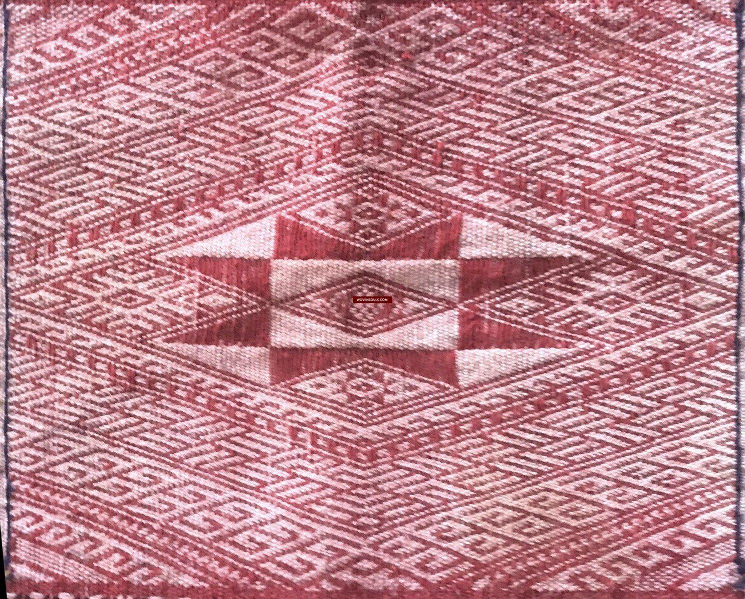 1275 Complete Vintage Hilltribe Woven Skirt from Vietnam-WOVENSOULS-Antique-Vintage-Textiles-Art-Decor