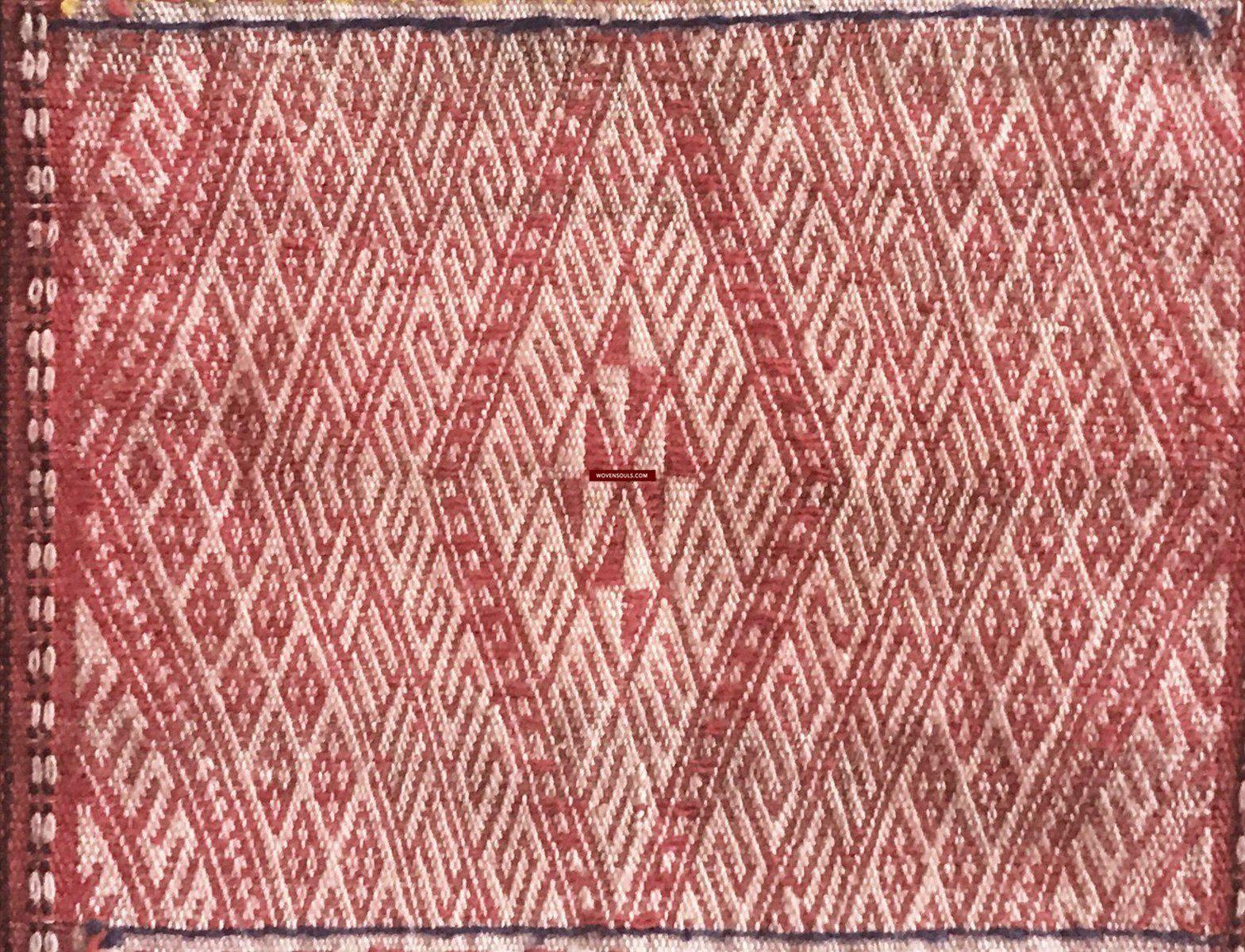 1275 Complete Vintage Hilltribe Woven Skirt from Vietnam-WOVENSOULS-Antique-Vintage-Textiles-Art-Decor