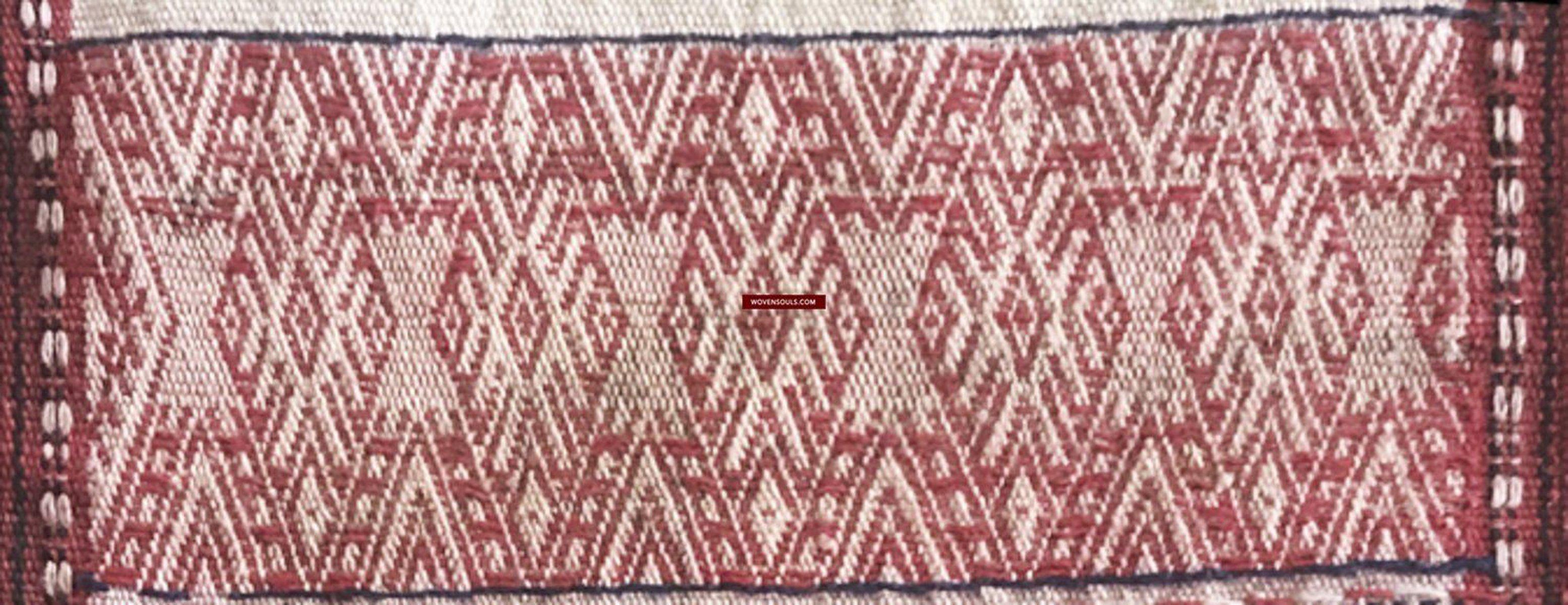 1275 Complete Vintage Hilltribe Woven Skirt from Vietnam-WOVENSOULS-Antique-Vintage-Textiles-Art-Decor