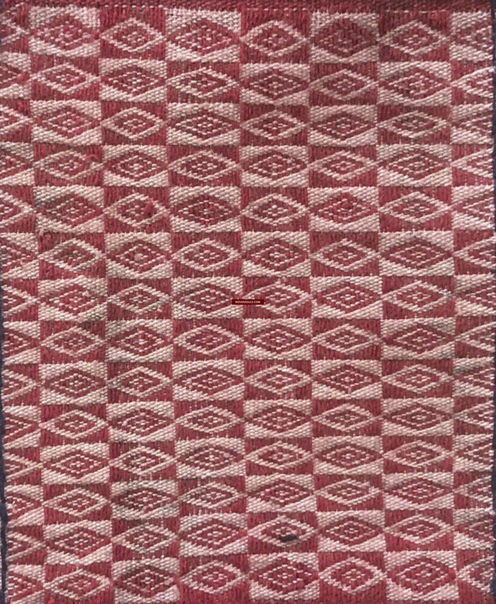 1275 Complete Vintage Hilltribe Woven Skirt from Vietnam-WOVENSOULS-Antique-Vintage-Textiles-Art-Decor