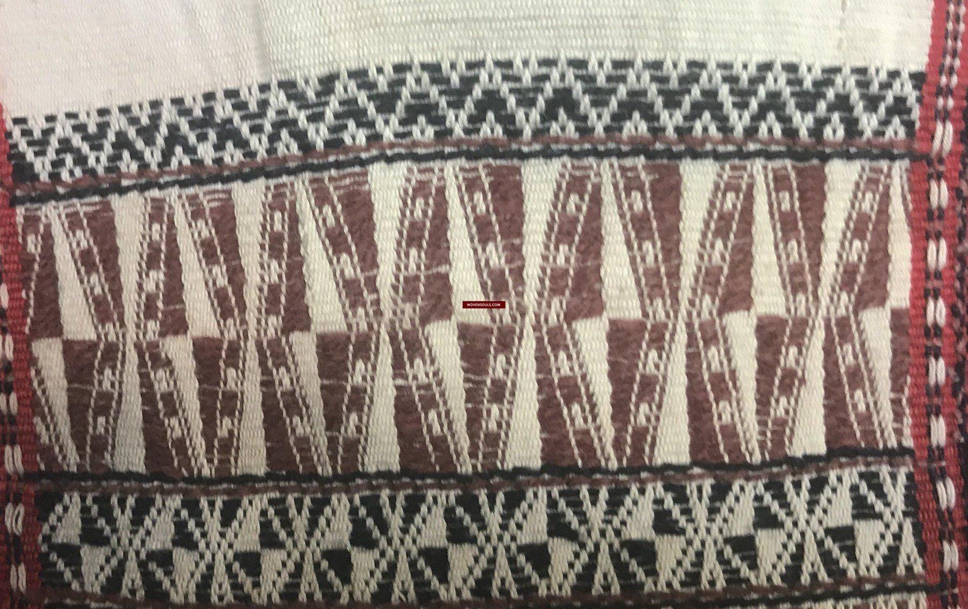 1276 Complete Vintage Hilltribe Woven Skirt from Vietnam-WOVENSOULS-Antique-Vintage-Textiles-Art-Decor