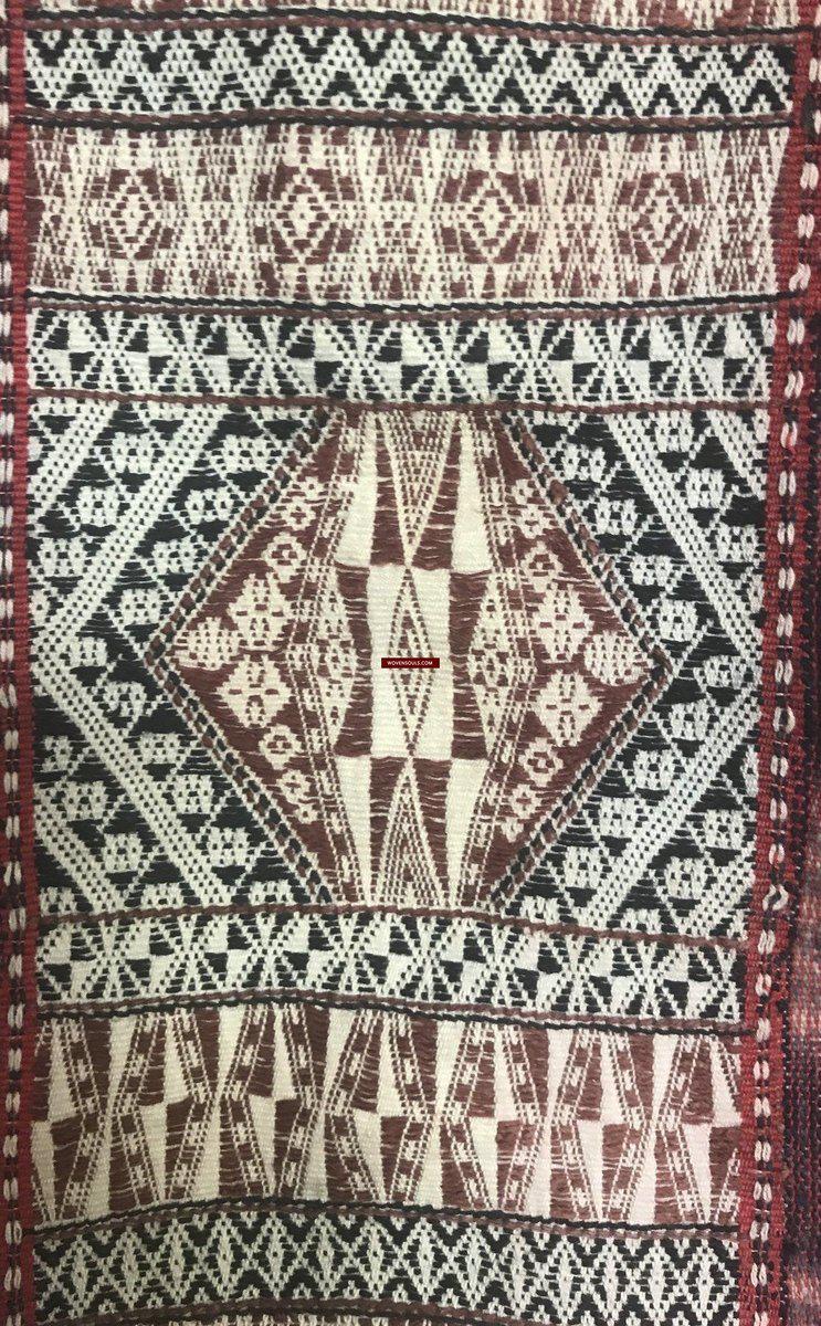1276 Complete Vintage Hilltribe Woven Skirt from Vietnam-WOVENSOULS-Antique-Vintage-Textiles-Art-Decor
