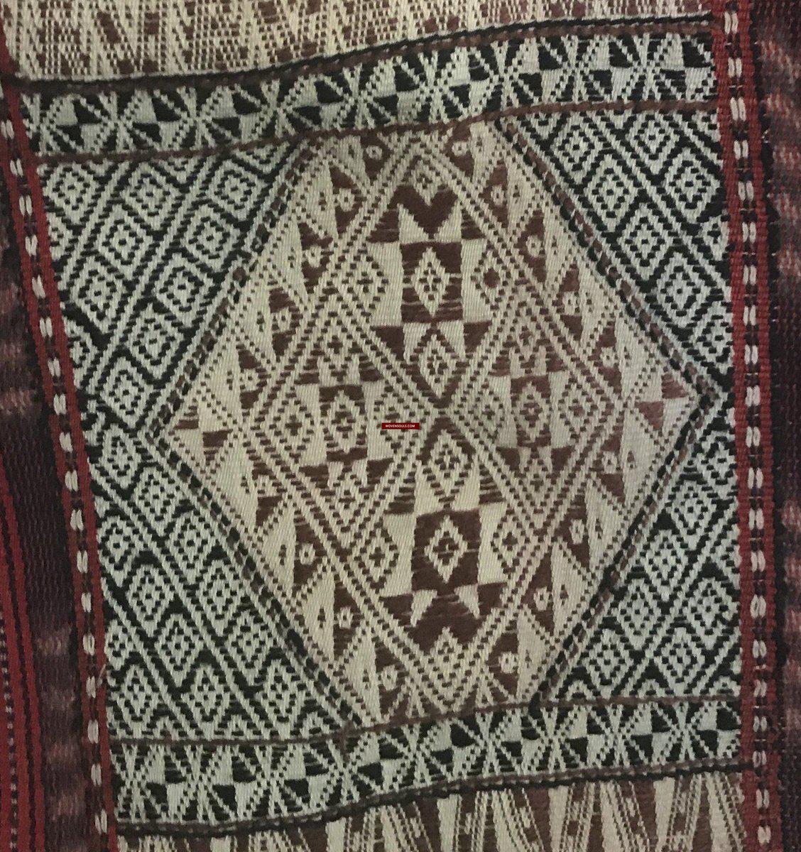 1276 Complete Vintage Hilltribe Woven Skirt from Vietnam-WOVENSOULS-Antique-Vintage-Textiles-Art-Decor