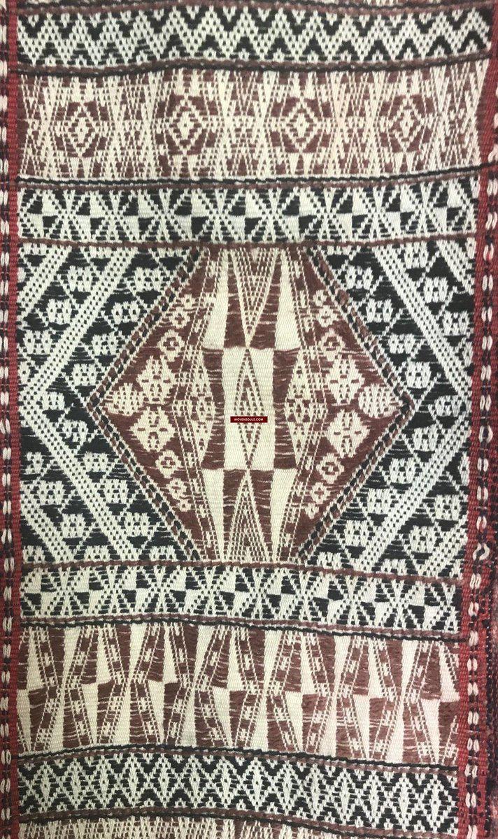 1276 Complete Vintage Hilltribe Woven Skirt from Vietnam-WOVENSOULS-Antique-Vintage-Textiles-Art-Decor
