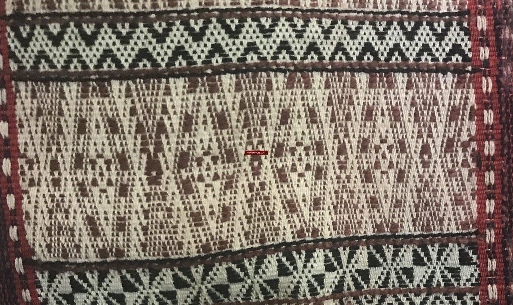 1276 Complete Vintage Hilltribe Woven Skirt from Vietnam-WOVENSOULS-Antique-Vintage-Textiles-Art-Decor