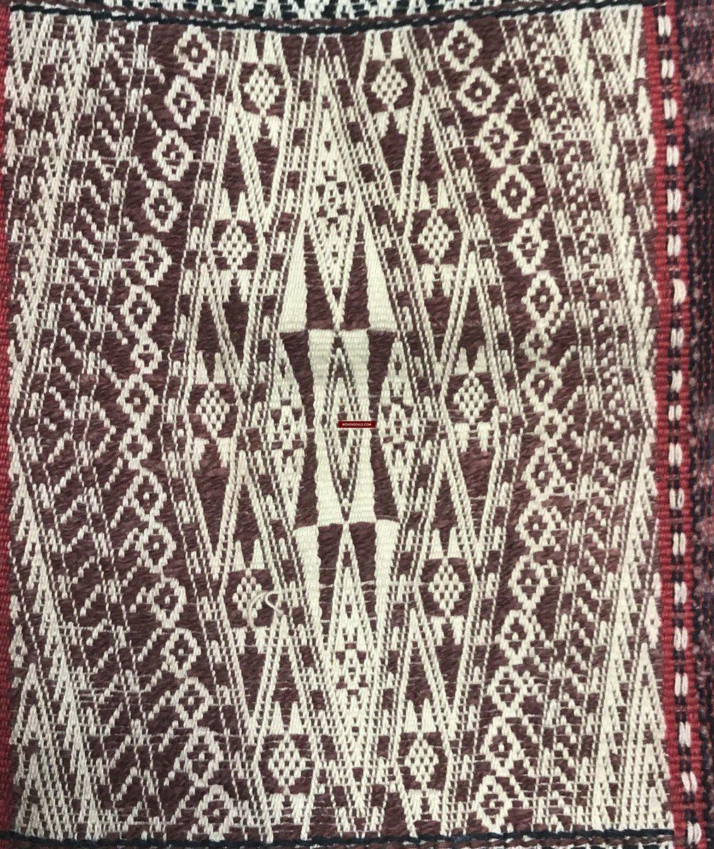 1276 Complete Vintage Hilltribe Woven Skirt from Vietnam-WOVENSOULS-Antique-Vintage-Textiles-Art-Decor