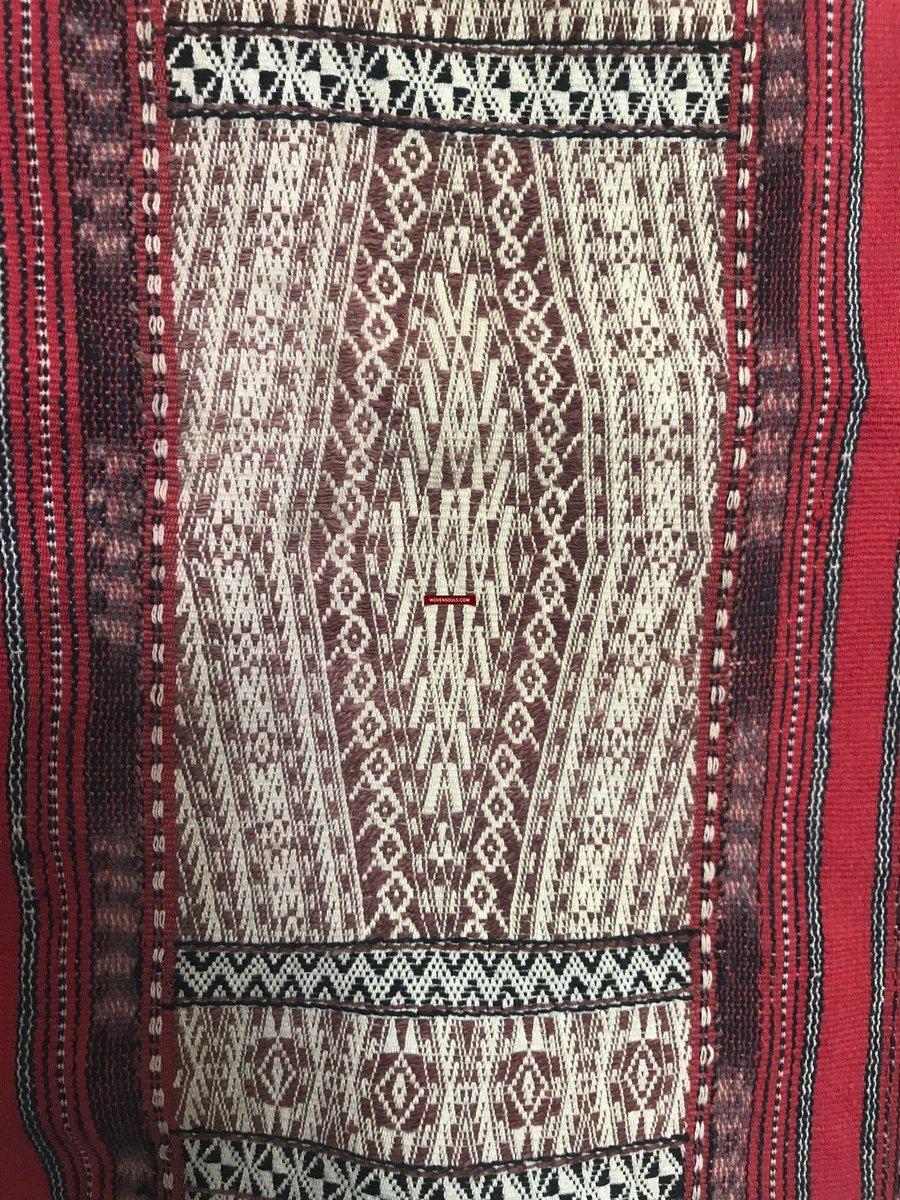 1276 Complete Vintage Hilltribe Woven Skirt from Vietnam-WOVENSOULS-Antique-Vintage-Textiles-Art-Decor