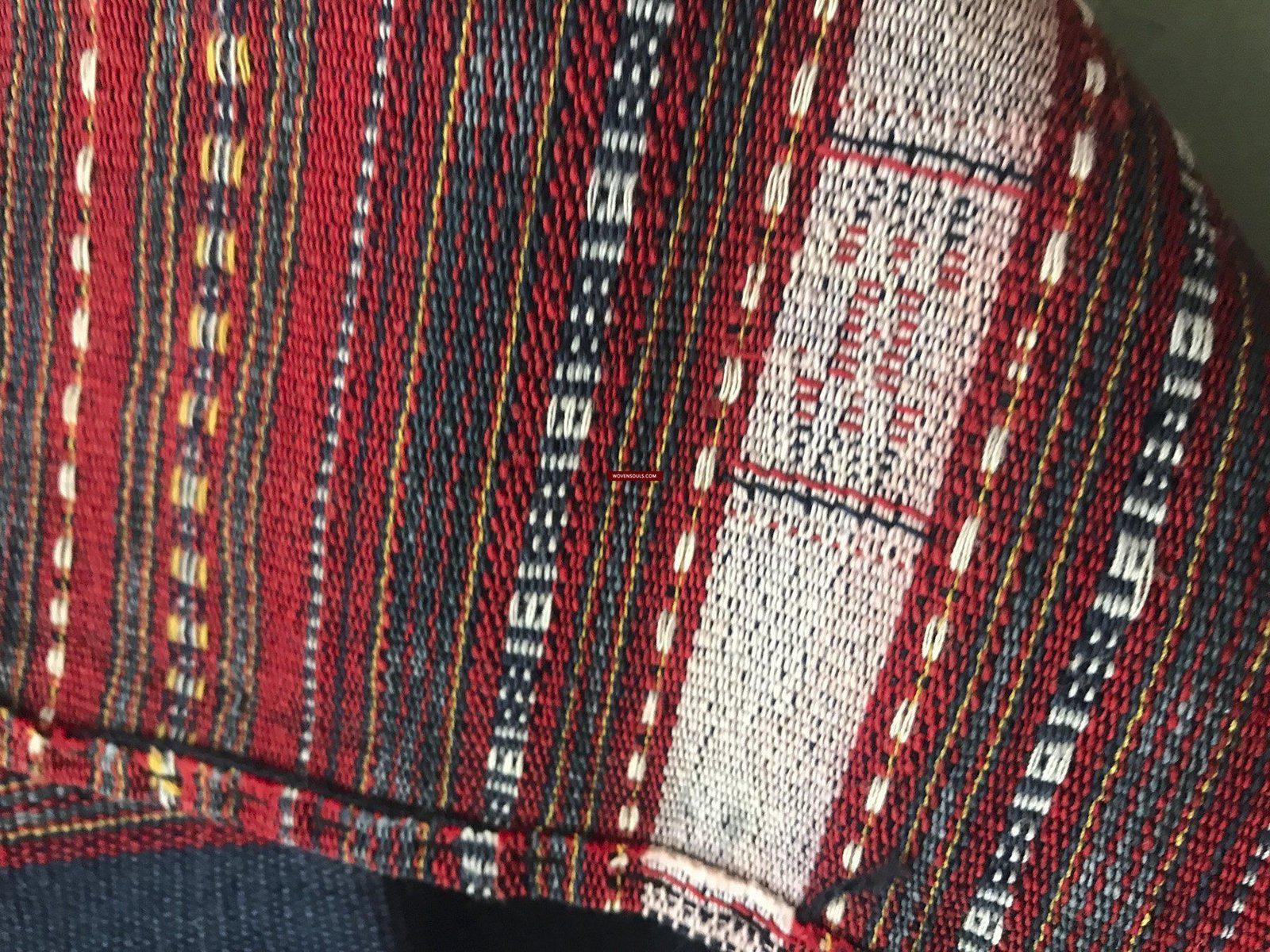 1276 Complete Vintage Hilltribe Woven Skirt from Vietnam-WOVENSOULS-Antique-Vintage-Textiles-Art-Decor