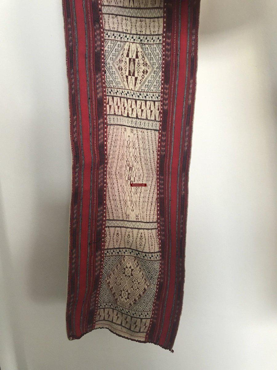 1276 Complete Vintage Hilltribe Woven Skirt from Vietnam-WOVENSOULS-Antique-Vintage-Textiles-Art-Decor