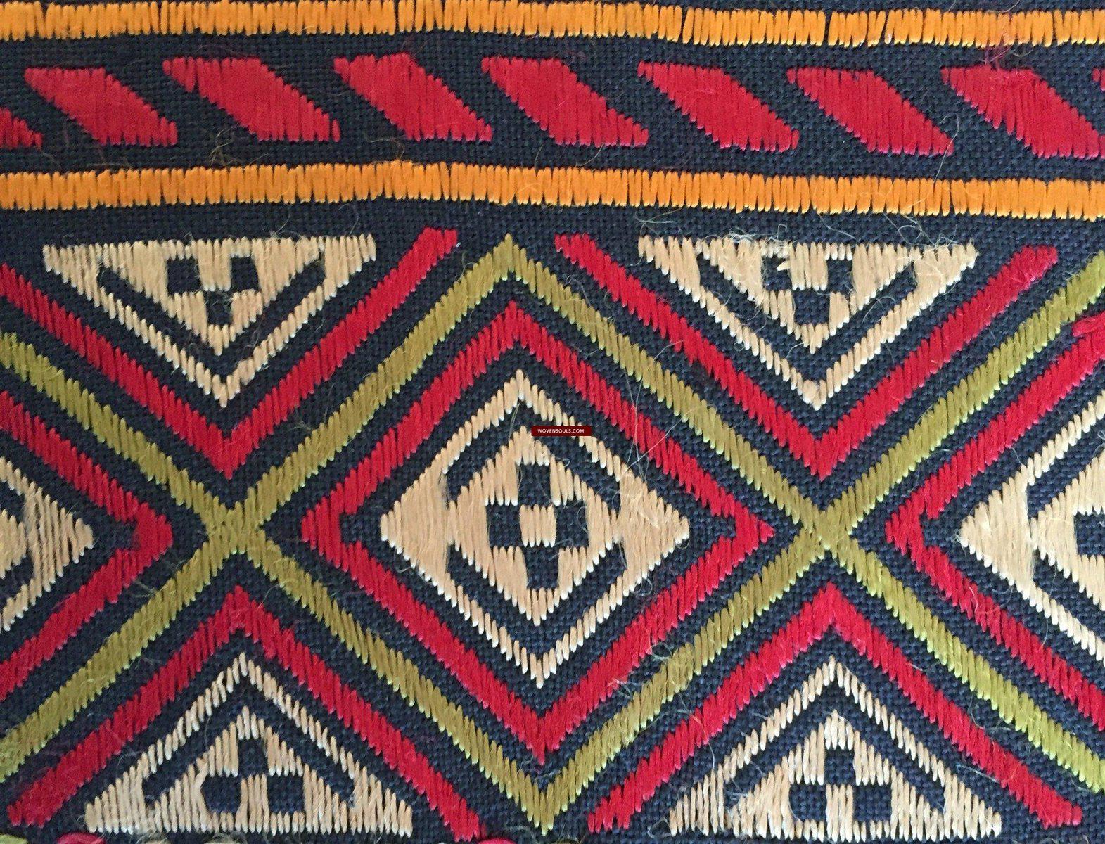 129 Superfine Soof Embroidery Handmade - Gujarat-WOVENSOULS-Antique-Vintage-Textiles-Art-Decor