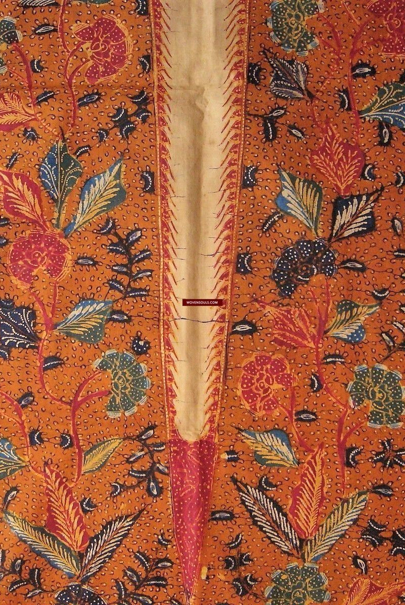 1296 Antique Batik Tulis Tiga Negeri Kemben Textile-WOVENSOULS-Antique-Vintage-Textiles-Art-Decor