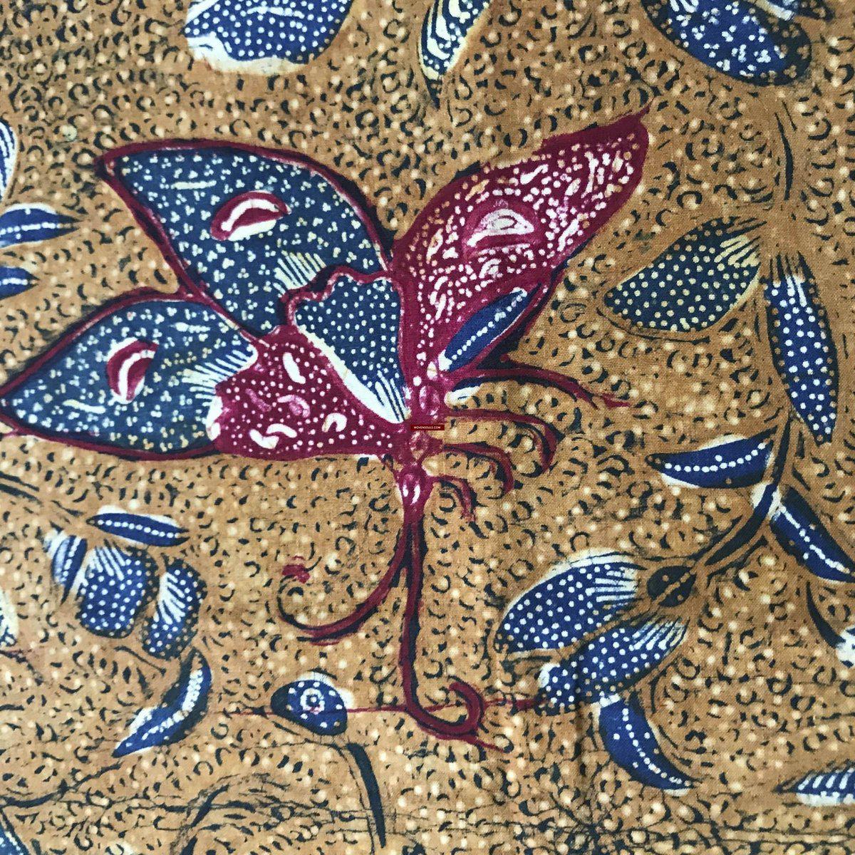 1297 signierte antike Batik-Tiga-Negeri-Textilkunst aus Indonesien – Vögel –WOVENSOULS-Antike-Vintage-Textilien-Kunst-Dekor