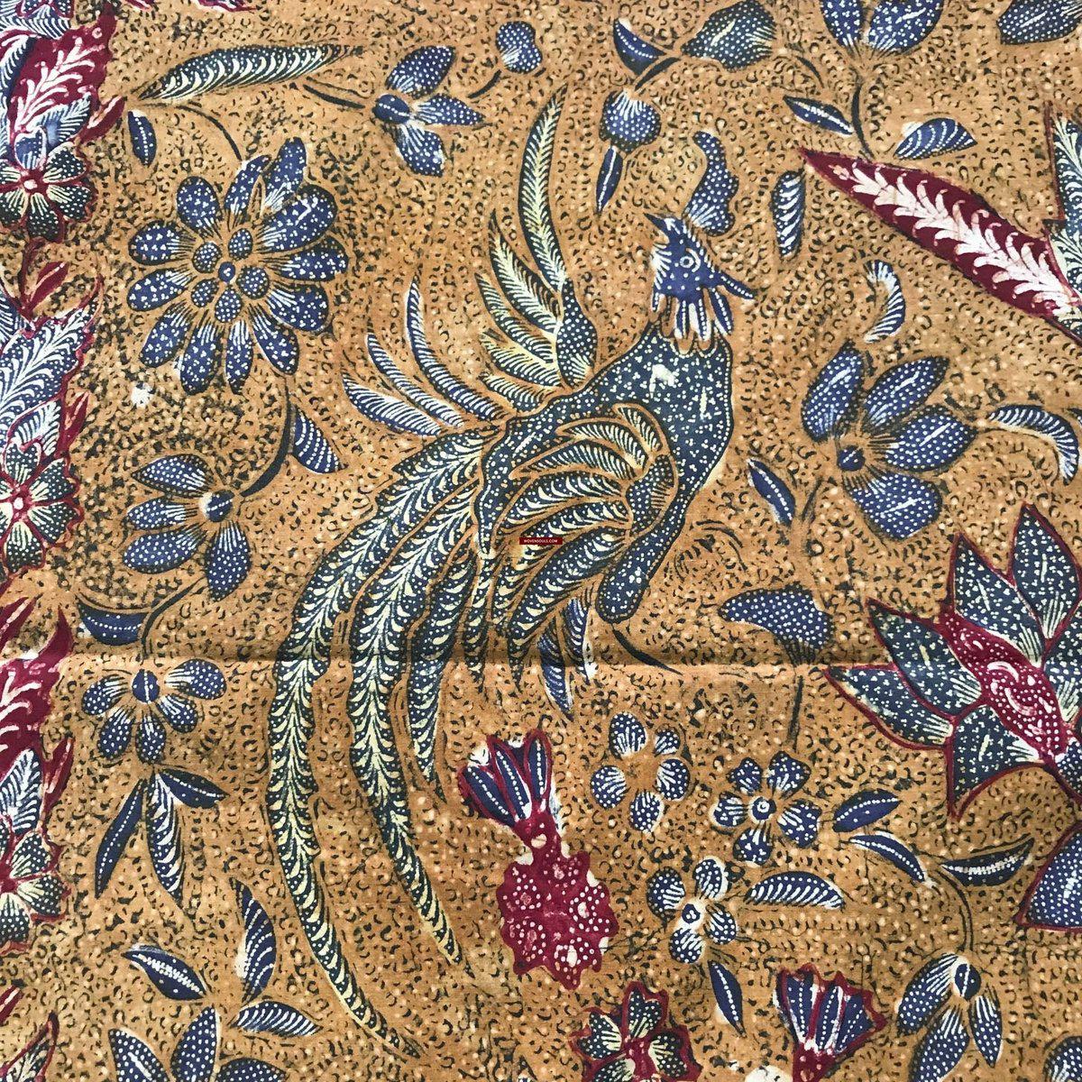 1297 signierte antike Batik-Tiga-Negeri-Textilkunst aus Indonesien – Vögel –WOVENSOULS-Antike-Vintage-Textilien-Kunst-Dekor