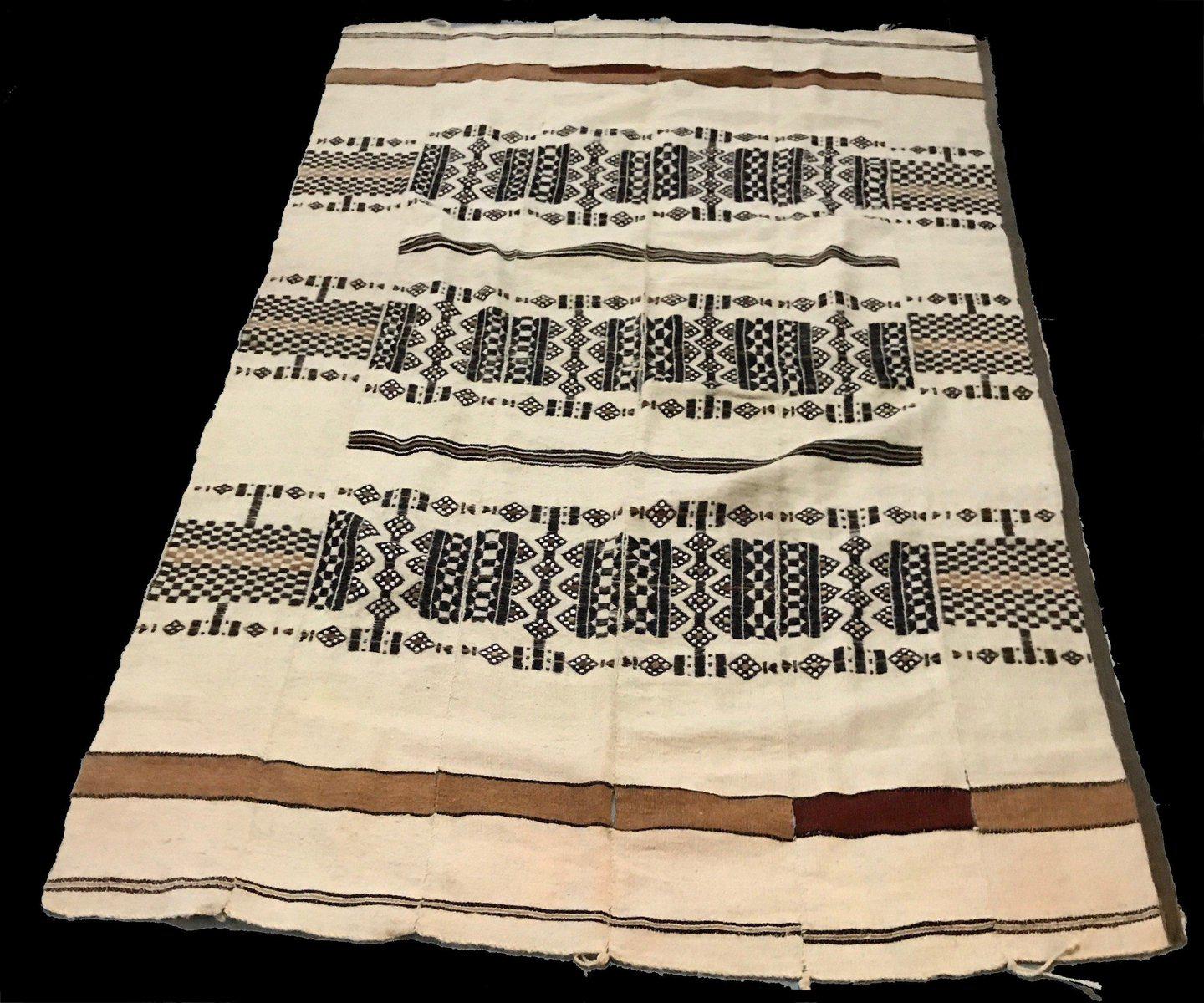 1298 Antique Fulani Shawl Blanket-WOVENSOULS-Antique-Vintage-Textiles-Art-Decor
