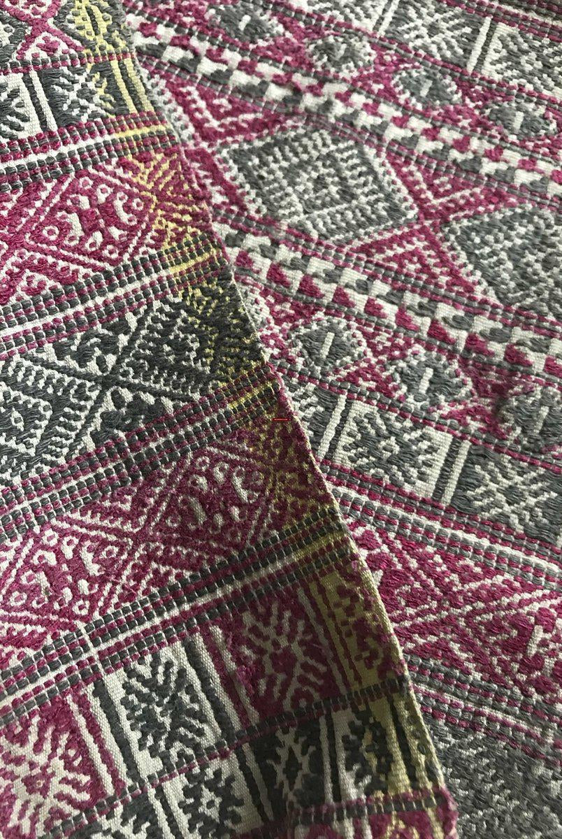 1300 Antike handgewebte Schärpe in Museumsqualität aus Bhutan - Kera-WOVENSOULS-Antike-Vintage-Textilien-Kunst-Dekor