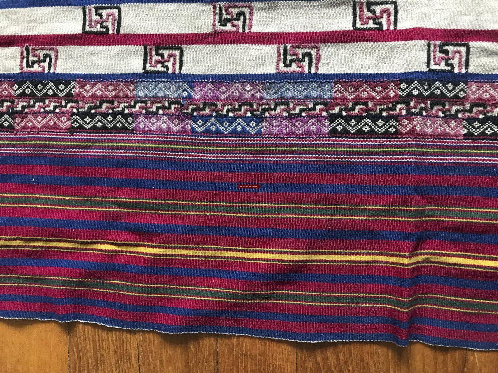 1301 Vintage Bhutan Handwoven Kushitara Cloth-WOVENSOULS-Antique-Vintage-Textiles-Art-Decor