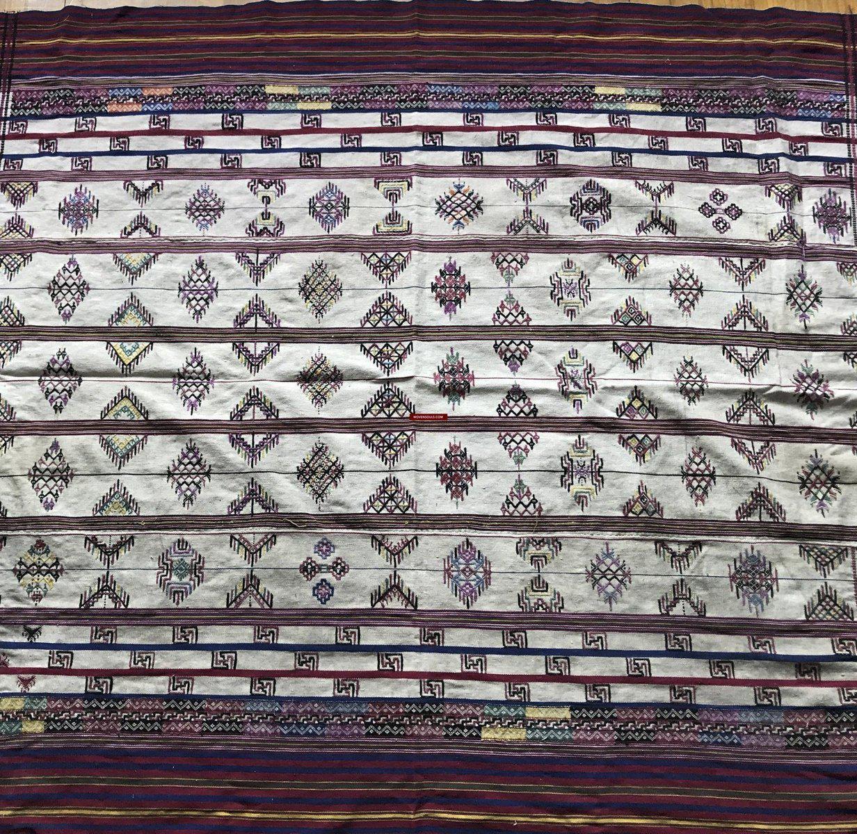 1301 Vintage Bhutan Handwoven Kushitara Cloth-WOVENSOULS-Antique-Vintage-Textiles-Art-Decor