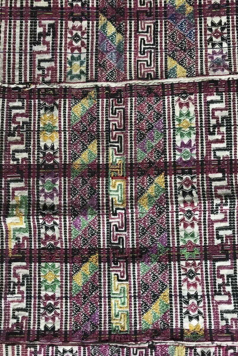 1301 Vintage Bhutan handgewebtes Kushitara-Tuch-WOVENSOULS-Antike-Vintage-Textilien-Kunst-Dekor