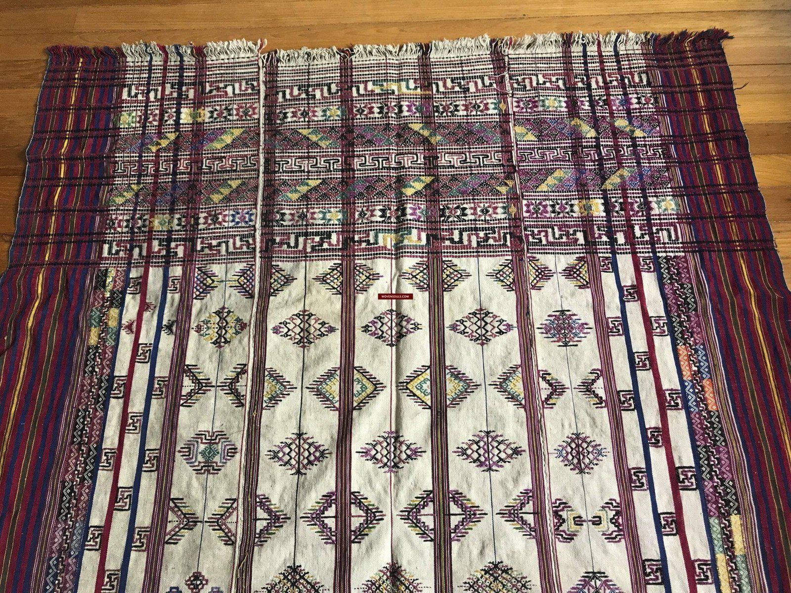 1301 Vintage Bhutan Handwoven Kushitara Cloth-WOVENSOULS-Antique-Vintage-Textiles-Art-Decor