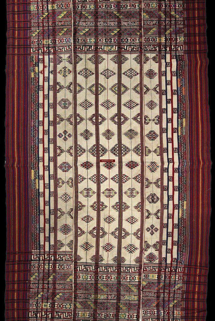 1301 Vintage Bhutan Handwoven Kushitara Cloth-WOVENSOULS-Antique-Vintage-Textiles-Art-Decor