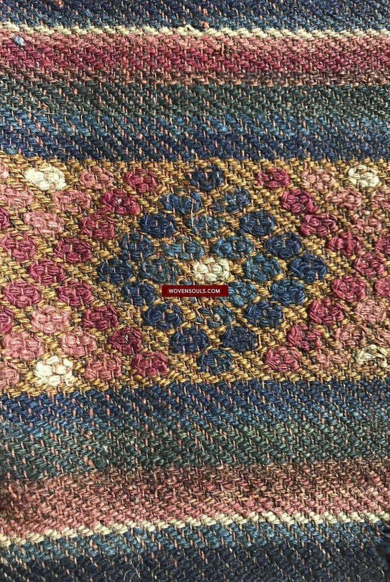 1302 MASTERPIECE Antiker Bhutan Charkab Regenmantel-WOVENSOULS-Antike-Vintage-Textilien-Kunst-Dekor