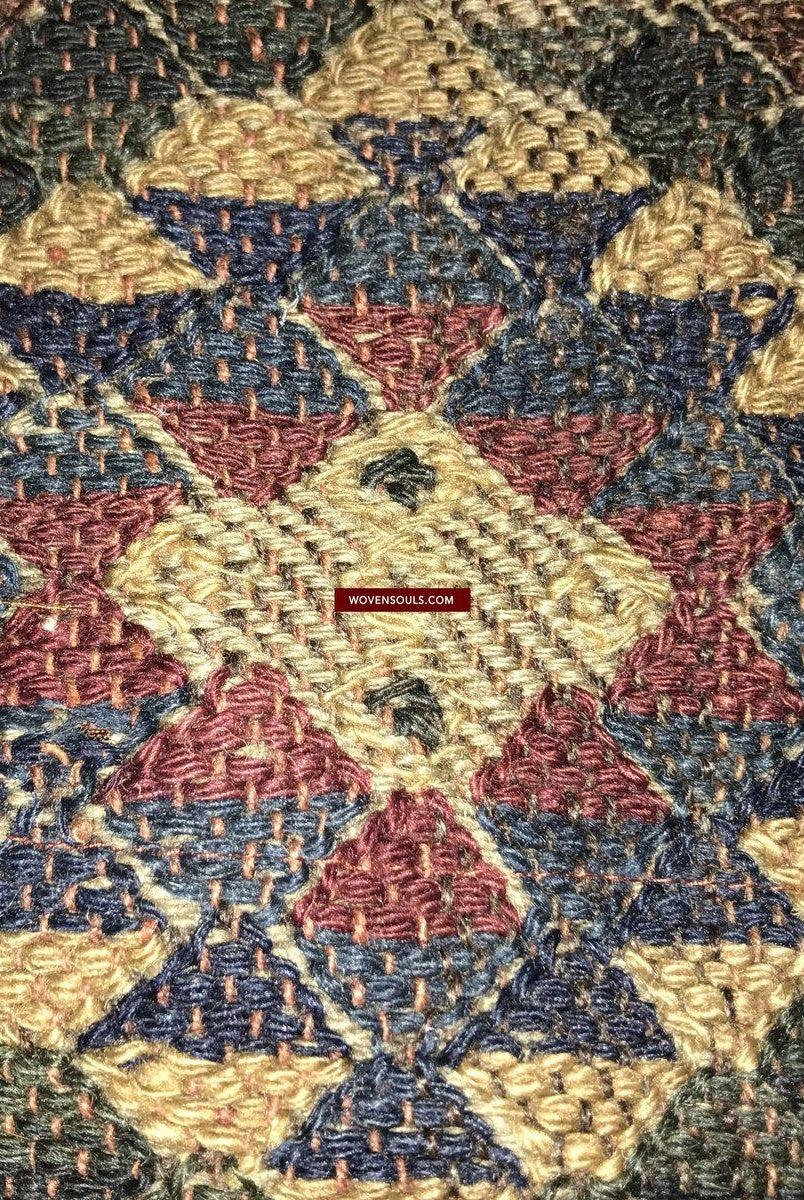 1302 MASTERPIECE Antiker Bhutan Charkab Regenmantel-WOVENSOULS-Antike-Vintage-Textilien-Kunst-Dekor