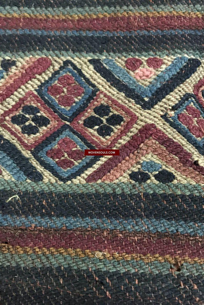 1302 MASTERPIECE Antiker Bhutan Charkab Regenmantel-WOVENSOULS-Antike-Vintage-Textilien-Kunst-Dekor