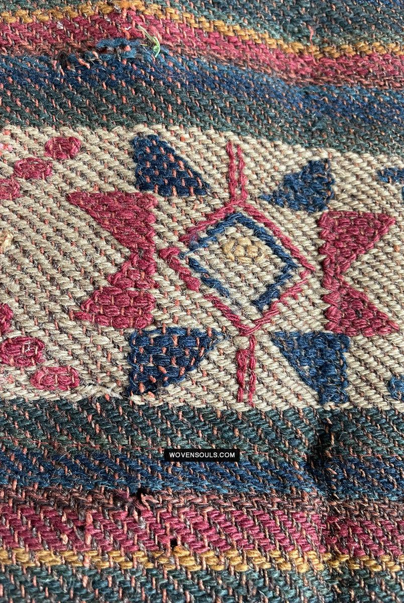 1302 MASTERPIECE Antiker Bhutan Charkab Regenmantel-WOVENSOULS Galerie für antike Textilien und Kunst