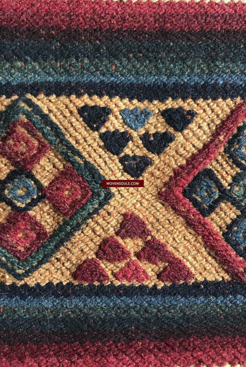 1303 MASTERPIECE Alter Bhutan Charkhap Regenumhang - Verkauft-WOVENSOULS-Antike-Vintage-Textilien-Kunst-Dekor