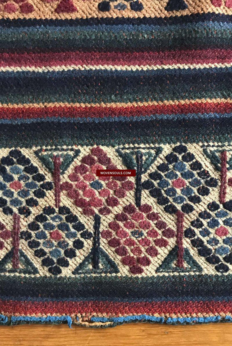 1303 MASTERPIECE Alter Bhutan Charkhap Regenumhang - Verkauft-WOVENSOULS-Antike-Vintage-Textilien-Kunst-Dekor
