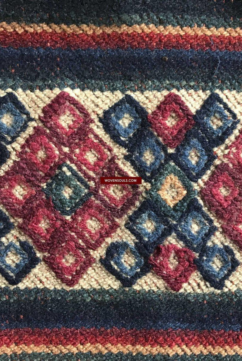 1303 MASTERPIECE Alter Bhutan Charkhap Regenumhang - Verkauft-WOVENSOULS-Antike-Vintage-Textilien-Kunst-Dekor