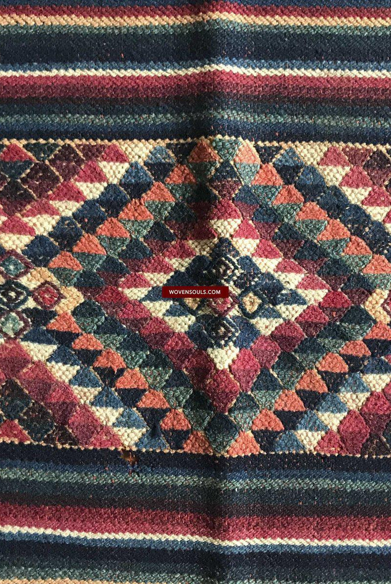 1303 MASTERPIECE Alter Bhutan Charkhap Regenumhang - Verkauft-WOVENSOULS-Antike-Vintage-Textilien-Kunst-Dekor